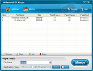 4Videosoft PDF Merger screenshot